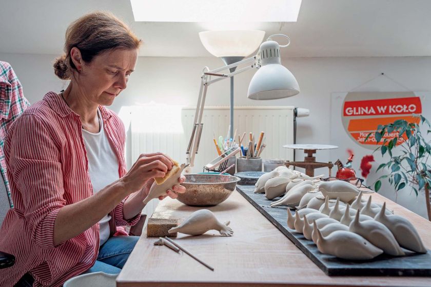 ceramiczne ptaszki