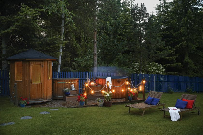 Łemkowska chata sauna
