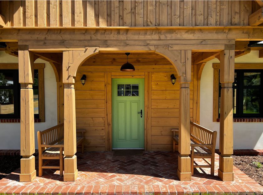 projekt drewnianego domu archideo