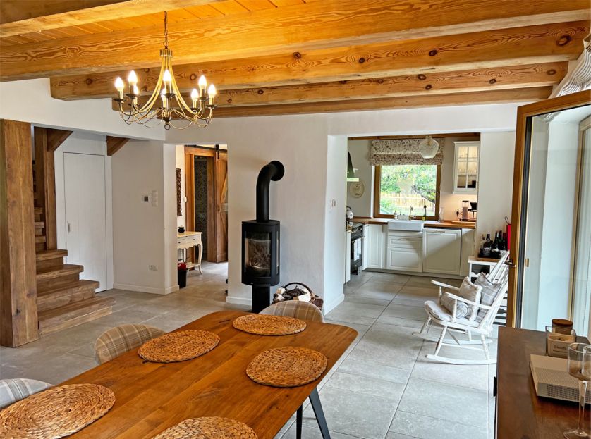 projekt drewnianego domu archideo